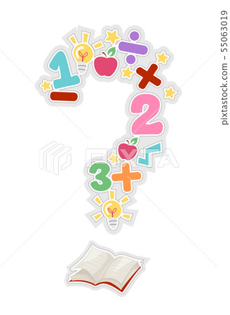 Question Mark Math Illustration 55063019
