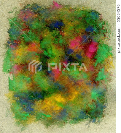 Varicolored Gouache Paint 55064576