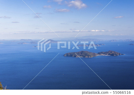 Seto Inland Sea / Mt. Iwakuni, Yamaguchi Pref. Seto Inland Sea / Mt. Iwakuni, Yamaguchi Pref. 55066516