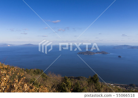 Seto Inland Sea / Mt. Iwakuni, Yamaguchi Pref. Seto Inland Sea / Mt. Iwakuni, Yamaguchi Pref. 55066518