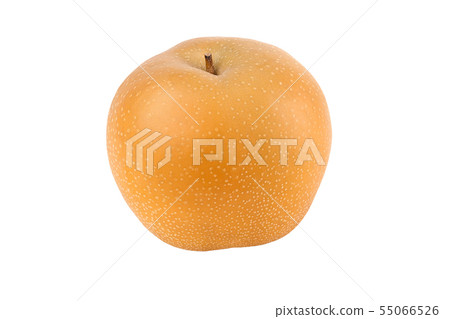 Fresh asian pear isolated on white background 55066526