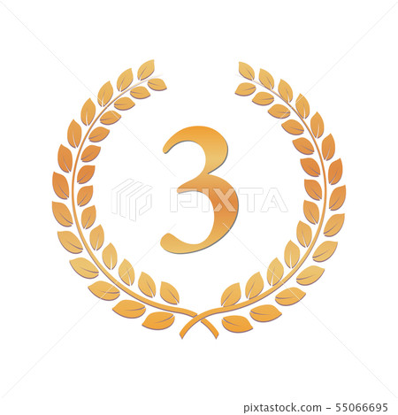 Bronze Laurel Wreath. Award for winners. Honoring 55066695