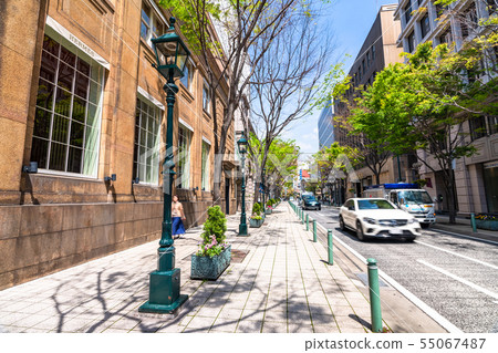 <Hyogo Prefecture> Cityscape of Kobe former settlement 55067487