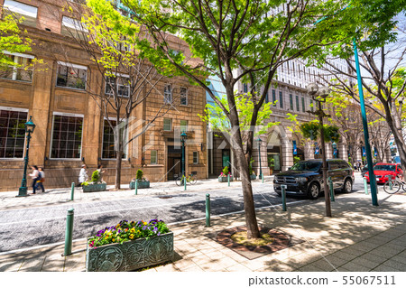 <Hyogo Prefecture> Cityscape of Kobe former settlement 55067511