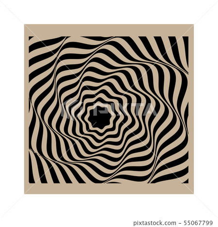 Simple Optical Wave Art Background Abstract vector - Stock Illustration ...