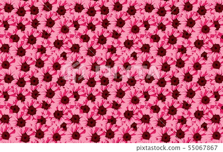 flowers seamless pattern background.illustration  55067867