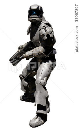 Space Marine Trooper Turning to Attack Space Marine Trooper Turning to Attack 55067897