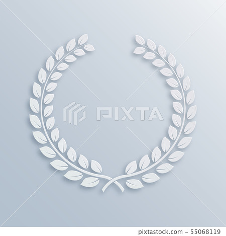 Laurel Wreath. Award for winners. Symbol of Laurel Wreath. Award for winners. Symbol of 55068119