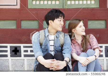 Couple, Dating, Dating, Travel, Tourism, Hanok, Korean tradition, Gyeongbokgung, Jongno-gu, Seoul Couple, Dating, Dating, Travel, Tourism, Hanok, Korean tradition, Gyeongbokgung, Jongno-gu, Seoul 55068246