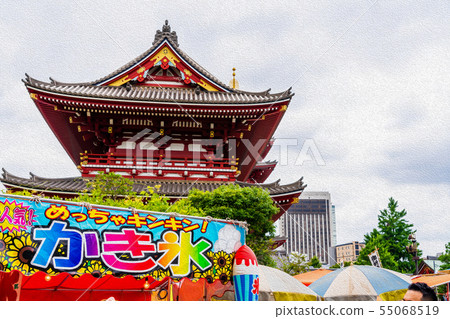 Asakusa Senso-ji Temple Hoozukiki Asakusa Senso-ji Temple Hoozukiki 55068519