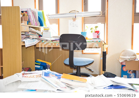 Messy children's room 55069619