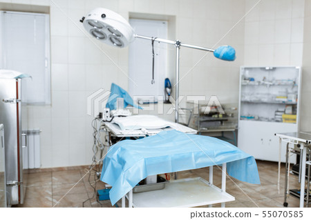 background of modern operating room at hospital 55070585