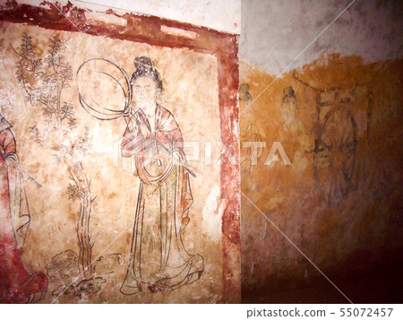 Paintings of the Tombs of Yudeok Taiji Tombs of Tang and Zhongjong near Qinling, tombs of Lee Jae Jyun Paintings of the Tombs of Yudeok Taiji Tombs of Tang and Zhongjong near Qinling, tombs of Lee Jae Jyun 55072457