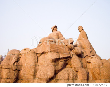 The image of the origin of the silk road in Xi'an The image of the origin of the silk road in Xi'an 55072467