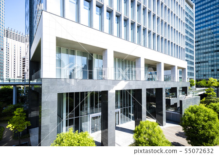 許多綠色辦公室街道風景 許多綠色辦公室街道風景 55072632