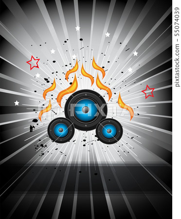 Disco club flyer. Disco club flyer. 55074039