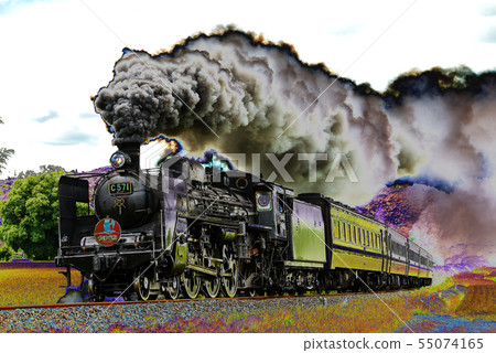 SL山口C57蒸汽机车形象