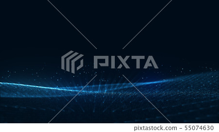 Abstract digital wave background. Abstract digital wave background. 55074630