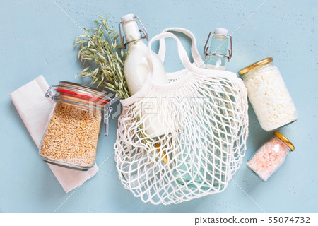 Zero waste life stile concept 55074732