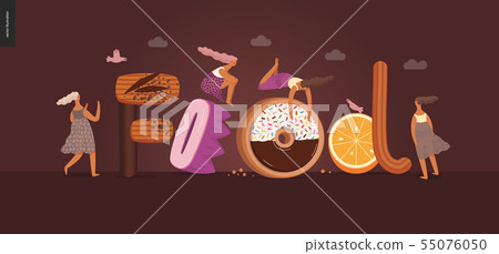 Dessert temptation font 55076050