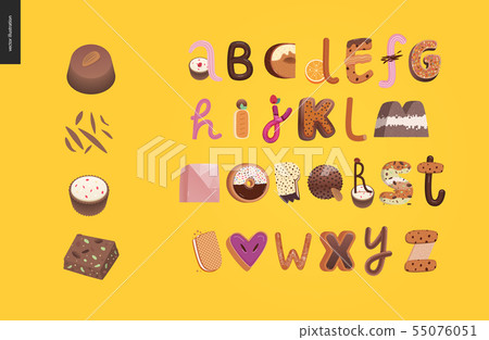Dessert temptation font 55076051