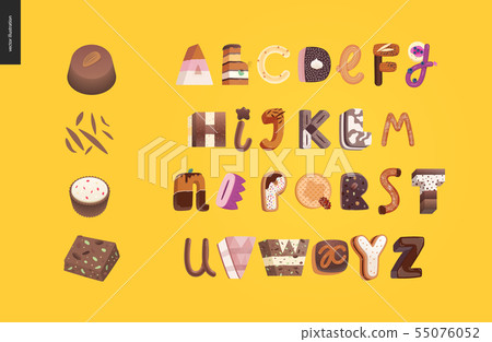Dessert temptation font 55076052