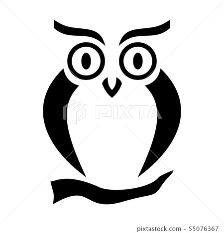Vector pattern with owl for postcards, wallpaper, papers, textiles. 55076367