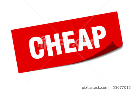 cheap sticker. cheap square isolated sign. cheap-插圖素材 [55077015] - PIXTA圖庫