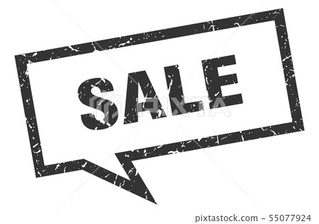 sale sign. sale square speech bubble. sale 55077924