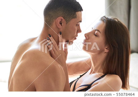 last kiss. man and woman having a date in the hotel last kiss. man and woman having a date in the hotel 55078464