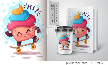 Skate cake - mockup for your idea 55079426