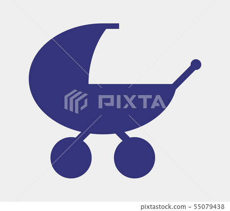 stroller icon 55079438