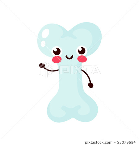 Cute healthy happy human bone Cute healthy happy human bone 55079684