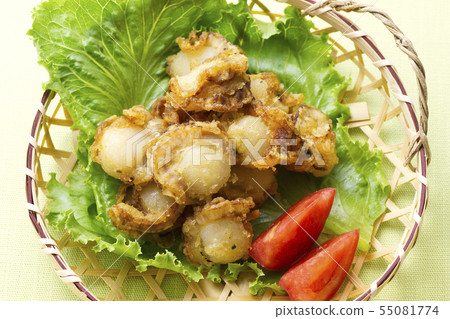 Deep fried baby scallops 10 Deep fried baby scallops 10 55081774