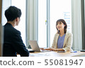 Business Company IT Fashion Refreshing Meeting Work Company Business Talk Meeting Meeting PC 55081947