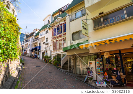 "Hyogo Prefecture" Kobe Kitano Ijinkan Town · Cityscape "Hyogo Prefecture" Kobe Kitano Ijinkan Town · Cityscape 55082316