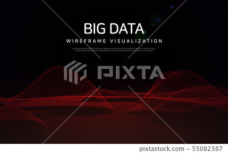 Illustration, big data, communication Illustration, big data, communication 55082387