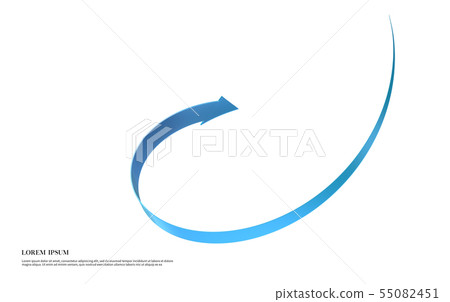 Illustration, 3d, arrow 55082451