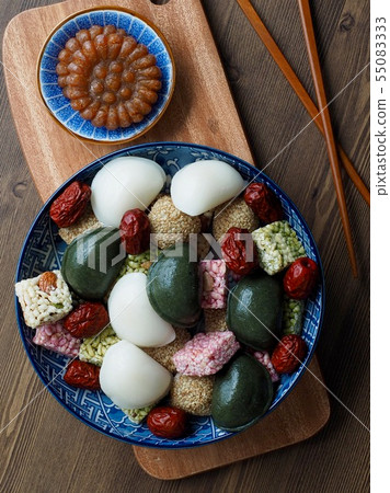 韓國傳統食品，菠蘿，什錦水果，大棗，Seolgangjeong，支柱 55083333