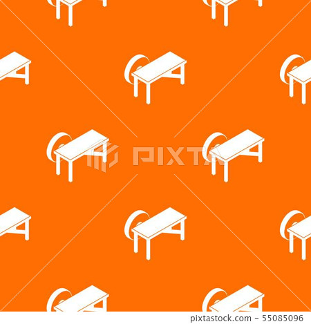Grindstone pattern vector orange 55085096