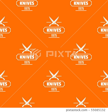Knife pattern vector orange 55085132