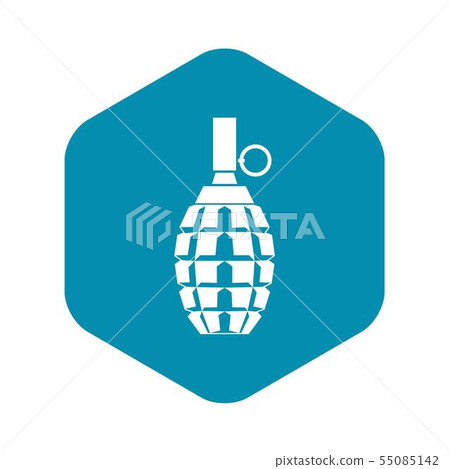 Grenade icon, simple style 55085142