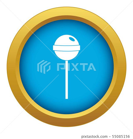 Tasty candy icon blue vector isolated Tasty candy icon blue vector isolated 55085156