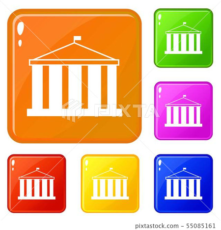 People meeting icons set vector color People meeting icons set vector color 55085161