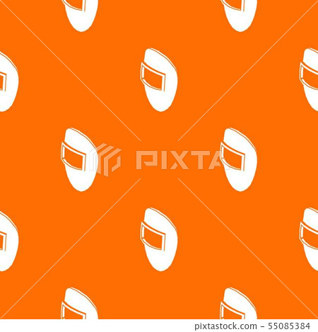 Welding mask pattern vector orange 55085384