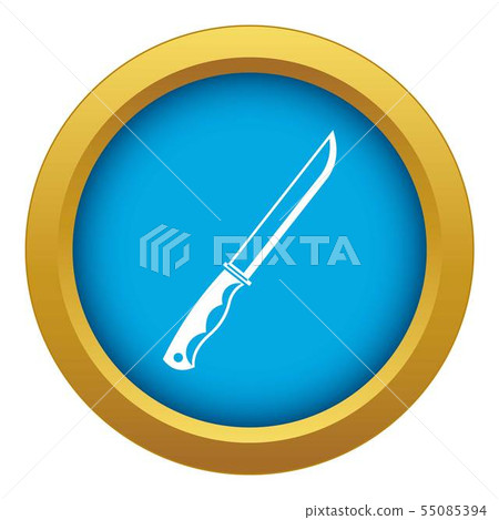 Knife icon blue vector isolated 55085394
