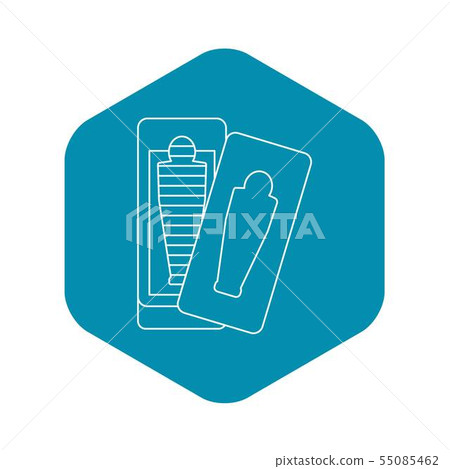 Sarcophagus icon, outline style 55085462