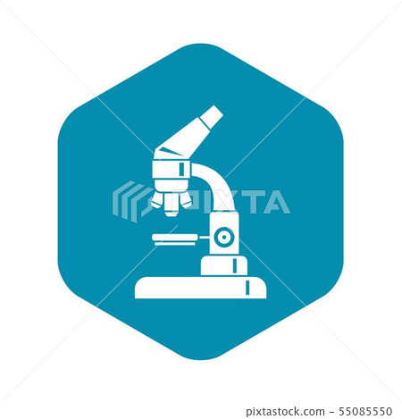 Microscope icon, simple style Microscope icon, simple style 55085550
