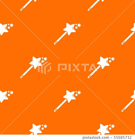 Magic wand pattern vector orange 55085732