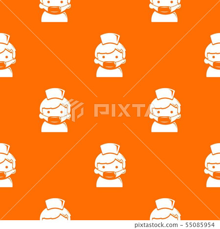 Doctor pattern vector orange Doctor pattern vector orange 55085954